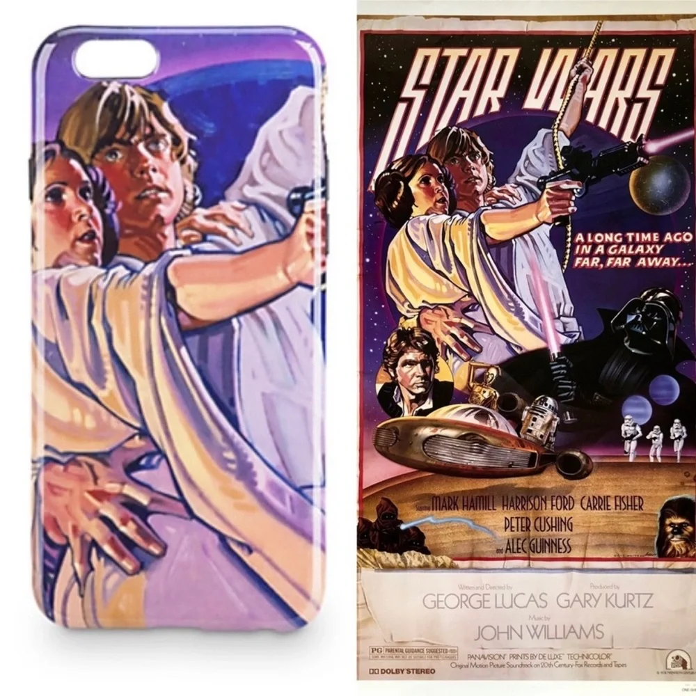 COPY - star wars iphone 6 phone case luke leia New Hope